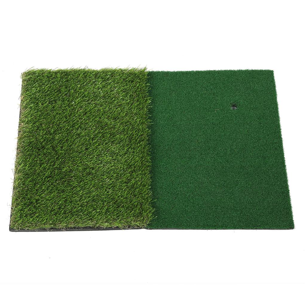 40x60 см 2 в 1 тренировочный коврик для гольфа в помещении, подвижный, для практики замаха, зеленый