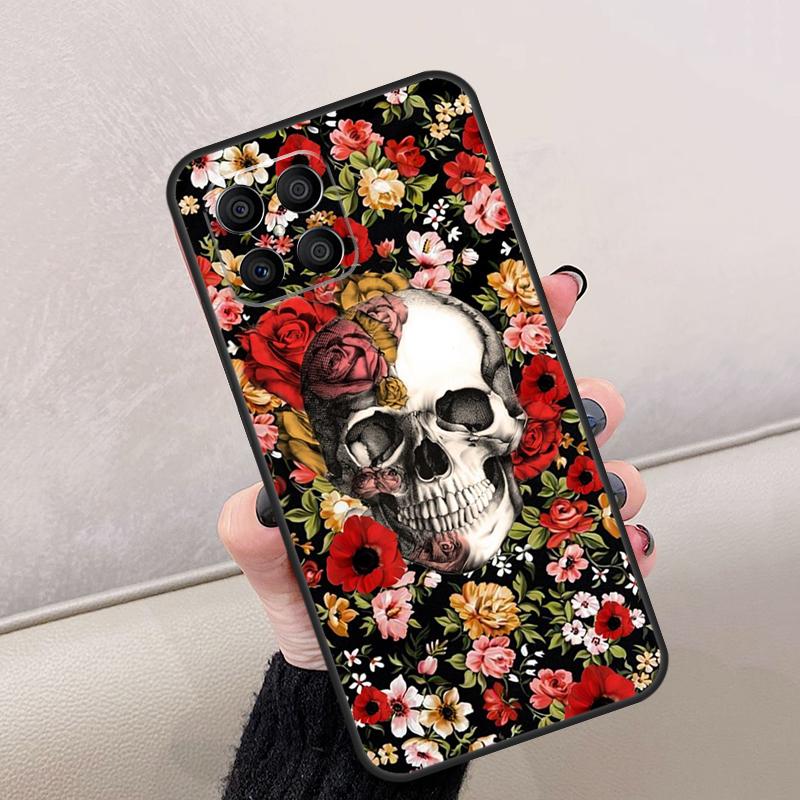 Чехол для Honor 400 Lite 200 50 70 90 X8c X8b X9a X9b X9c X9d Win RT, в стиле Хоррор Череп Готика, For Honor, Магический 8 6 7 Pro