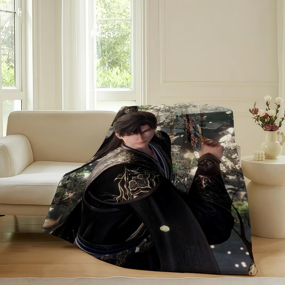 Zayne Love and Deepspace Game Blanket Warm Soft Suitable For Bedroom Sofa Bed Living Room Office Travel Camping Gifts