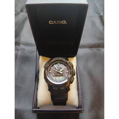 Б/у Цифровые часы CASIO PRO TREK PRW 5100 Черные