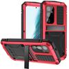 For Samsung S25FE S25 Ultra S25 Edge S25 Plus Metal Case Glass Screen ProtectorAluminum Heavy Duty Shockproof Cover