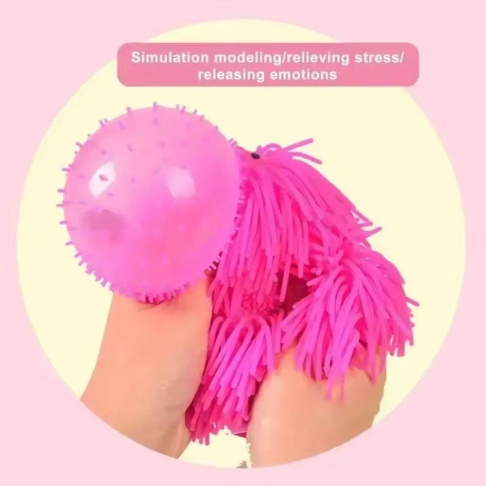 Big Size Vent Squeezing Toys Long Haired 3D Sensory Toy Cute Animal Squeezing Toy Kids Gift