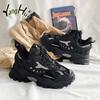 Мужская обувь Harajuku Style Mesh Breathable Casual Sneakers 2024 Fashion Khaki Increase Platform Waterproof Shoes Spring Autumn