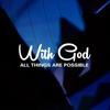 JT04# With God All Things Are Possible Car Sticker Waterproof Vinyl Decal Car Accessories Decor