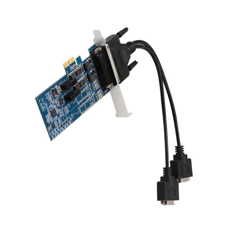 Высокоскоростная последовательная интерфейсная карта PCIE2.0 x1 DB9 RS422/485 с поддержкой подключения нескольких устройств