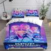 KPop D-Demon Hunters EU Single Halloween Costume Bedding Set - 2-3 Piece Comforter Quilt Duvet Cover Pillow Case Sets