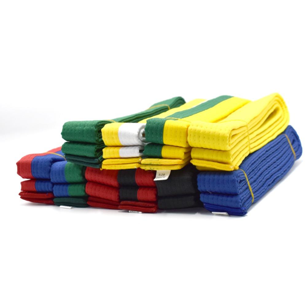 Cotton Taekwondo Belt Uniform Karate Random Belt for Adult Children Colored Ranking Belts  Aikido