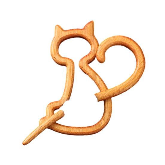 Деревянная брошь в виде животного Милая собака кошка булавка для свитера ручной работы птица кролик медведь черепаха брошь-булавка для свитеров шарфов шалей