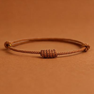 Браслет-шнурок Noter Handcrafted Плетеный Удачи Унисекс Узел Поворота Судьбы Шарм-Браслет Выбранная веревка качества А 5 цветовых вариантов