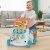 Sliding Baby Walker Trolley Cartoon Walking Toy Musical Baby Push Walker  First Birthday