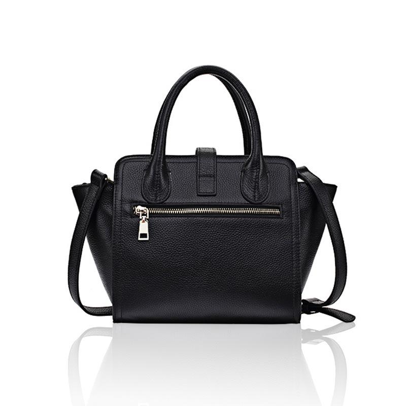 Новая сумка-крыло весна-лето, портативная, корейская версия, узор личи, простая и универсальная, из натуральной кожи, одно плечо, диагональный ремень, для женщин