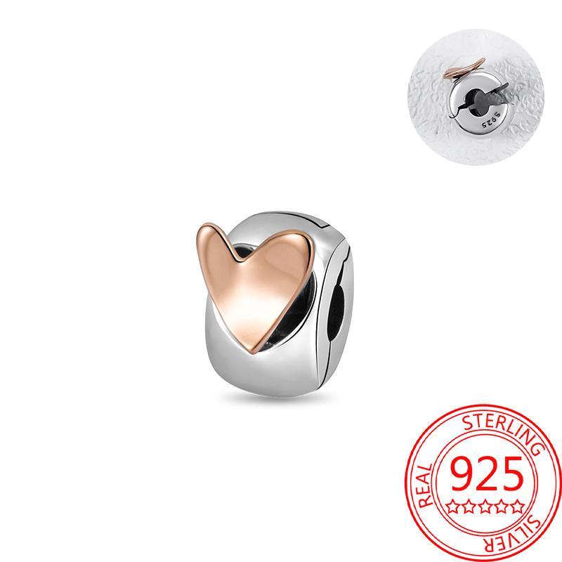 Медь Настоящее Розовое Золото Розовый Осьминог Летняя Черепаха Сердце Подвеска Шарм Подходит для Оригинальных Браслетов Ожерелий Браслет Девушка