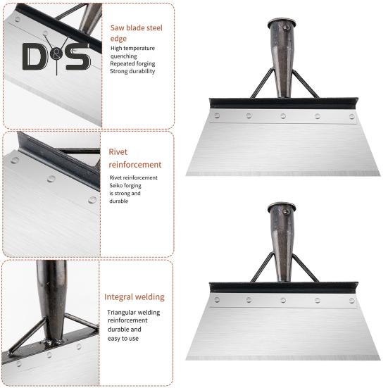 Многофункциональная лопата для очистки, лопата для прополки и посадки, острое лезвие, длинная ручка, лопата для удаления сорняков, сверхмощный садовый инструмент