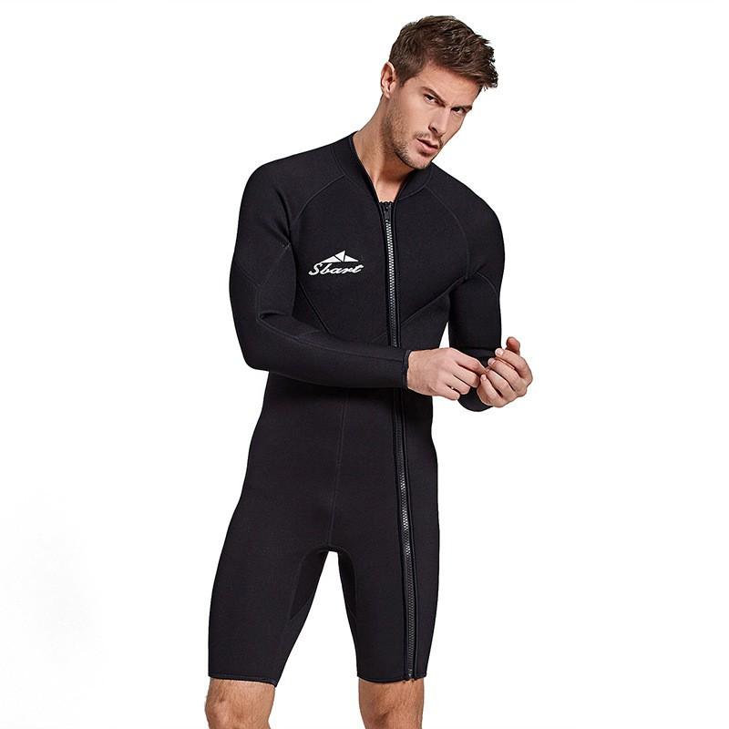 Diving Wetsuit 3mm Full Body Mens Neoprene Suit Snorkeling Surfing Swimming Warmth UV Protection