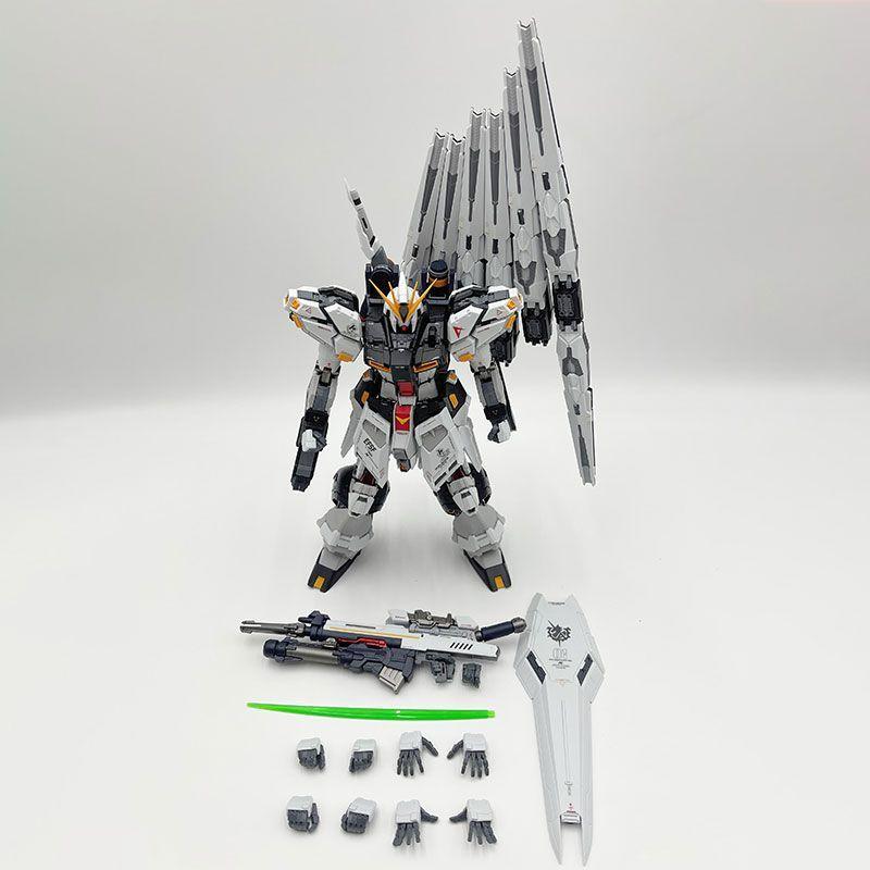 В наличии V-Tiger 1/100 Vt02 Nu Soldier Сборная Модель Игрушечные Наборы Rx-93-V2 Yujiaoland V Меха Gk Предварительно Покрашенный Сплавной Каркас Модели
