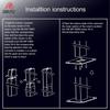 GWUYU Aluminum Alloy EV Charging Pile Wall Mount Bracket Durable Wall Holder for Electric Car Charger