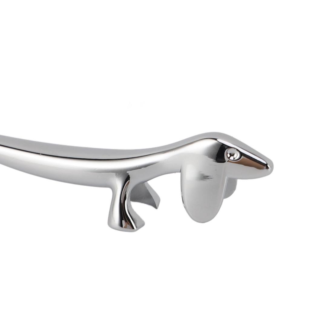 4 шт. Подставка для столовых приборов Серебряная подставка для палочек для еды Универсальная подставка для столовых приборов Посеребленный сплав цинка Форма животного для вилки, ложки