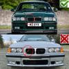 Черная Решетка ABS Передняя Заменная Капотная Решетка-Почки Для BMW E36 1994 1995 1996 318i 323i 325i 320i 328i m3