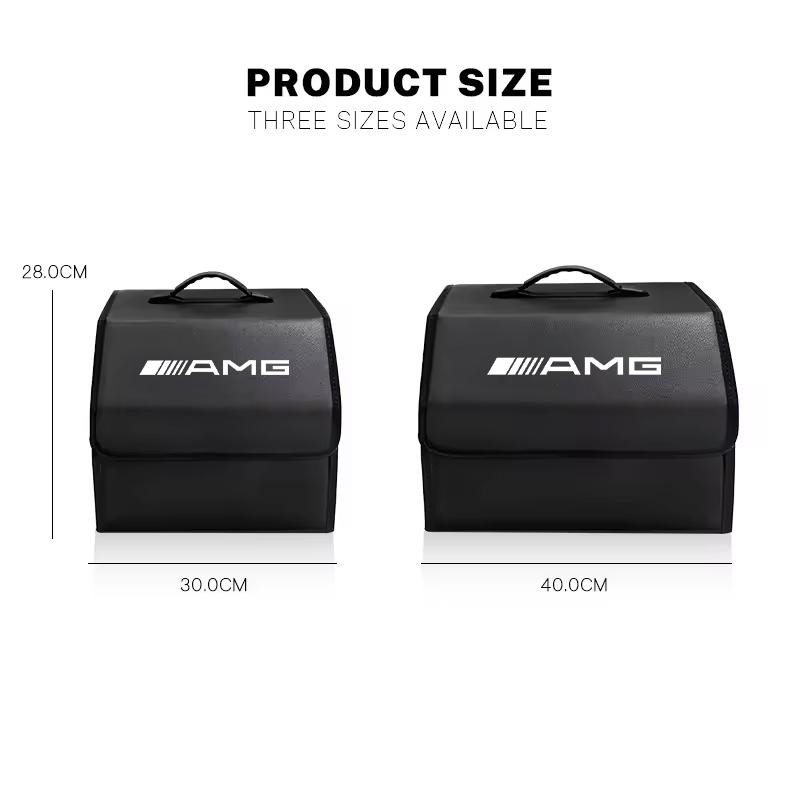 TWEK4 Car Trunk Organizer Storage Box Collapsible Camping Box Accessories Car Hub Cap For Mercedes Benz AMG W214 W205 W204 W206 W213 W