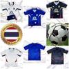 Retro Vintage THAILAND Football Soccer JERSEY National CHEER Quick Dry Shirt Round Neck Print Polyester Short Sleeve Uniform Sport Outdoor