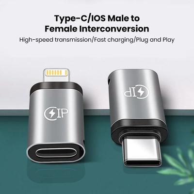 Адаптер 5В 2,1А iPhone (мама) к USB-C и Type-c к iPhone для передачи данных и зарядки телефона для iPhone 14/15 Pro Samsung Xiaomi