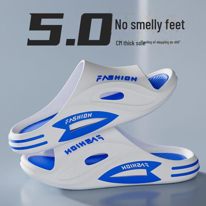 «Мужские сандалии двойного назначения на толстой подошве и пляжные тапочки 2024 года»