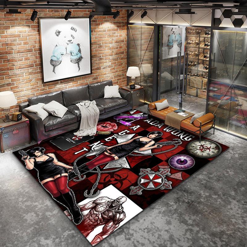 Resident Evil Carpet Rug For Living Room Bedroom Home Sofa Decoration Kids Play Nonslip Floor Mat