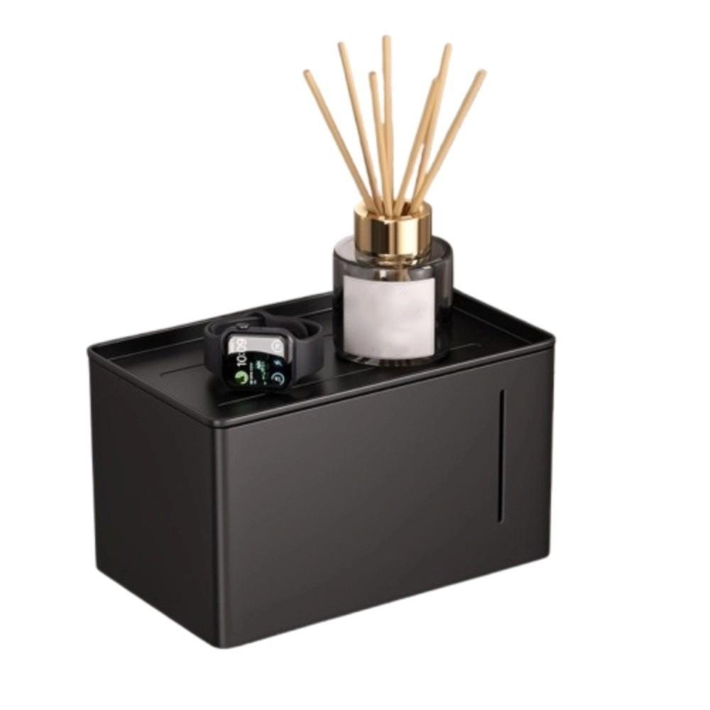 Waterproof Bathroom Tissue Rack Non Perforated Tissue Storage Case No Punching Roll Paper Box  Home
