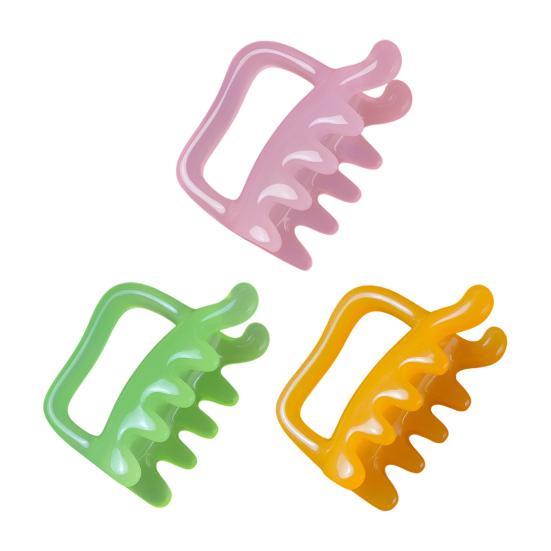 Dual-Headed Back Massager Professional Resin Gua Sha Tool for Trigger Point Therapy & Lymphatic Drainage Ergonomic Body Scraper for Muscle Relaxation