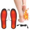 Электрические стельки с подогревом USB Подогрев Зимние грелки для ног 39 44 размер для мужчин женщин катание на лыжах подледная рыбалка пеший туризм работа