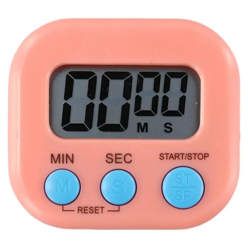 Creative LCD Kitchen Timer Cartoon Shape Multifunctional Countdown Timer Digital Alarm for Baking Cooking Sports Reminder
