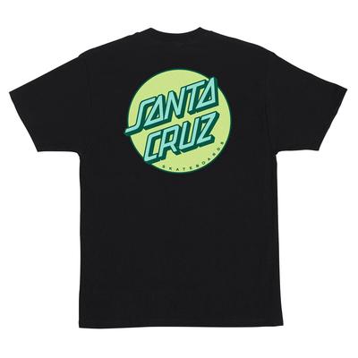 Футболка Santa Cruz Skateboards Другая Точка Черный/Лайм