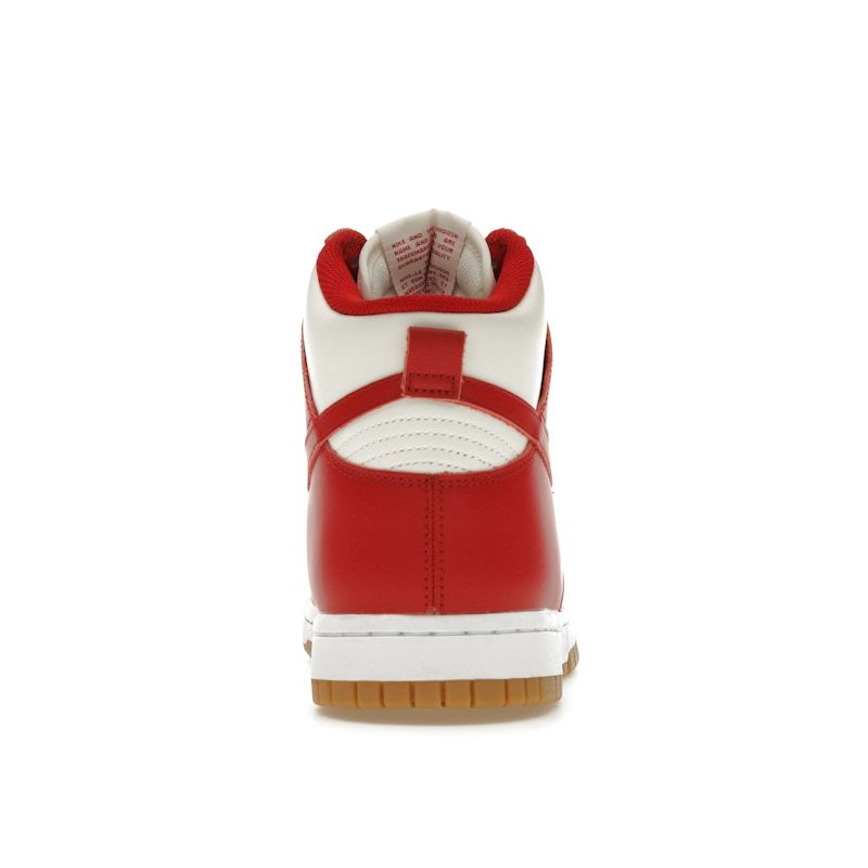 Nike Кроссовки женские Dunk High Gym Red Sail Gum Gum-светло-коричневые белые DD1869-114