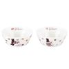 Lisa & Gaspard LG160-79 Pair of Bowls and Plates, Approx. 13cm, Microwave Safe, Made in Japan