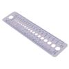 Knitting Accessories Needle Gauge Inch Sewing Ruler Tool Cm 2-10Mm Size Measure