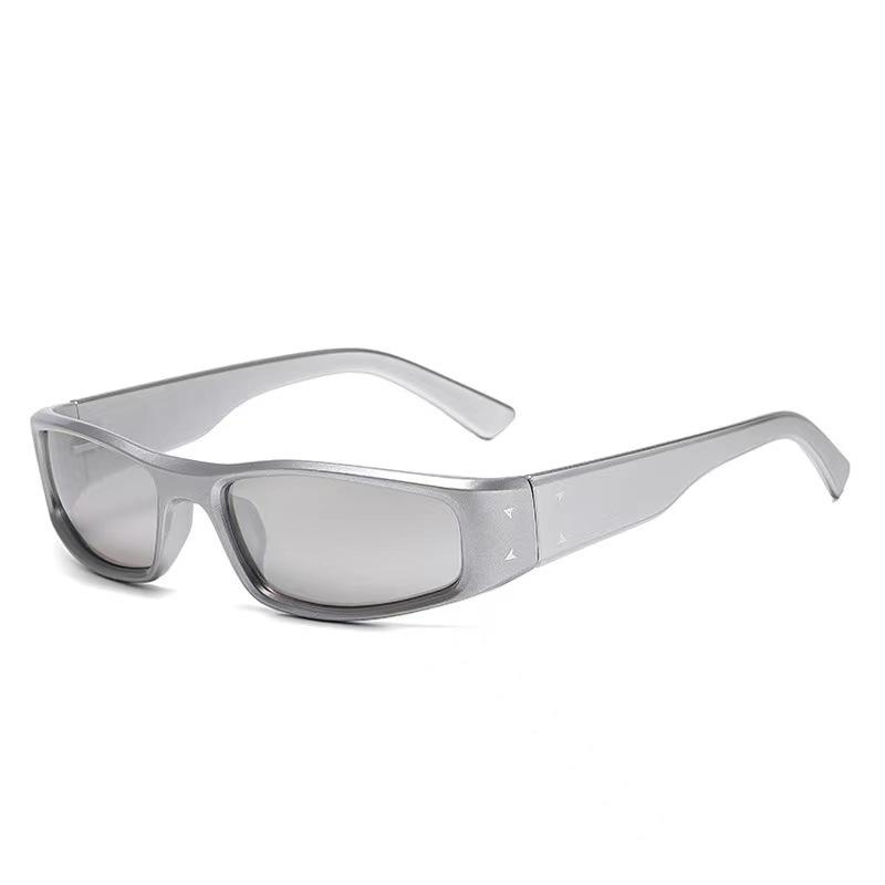 Stylish Sunglasses Men Rectangle Shape Anti-Reflective Woman Sun Glasses Outdoor Bicycling Women Sunglass