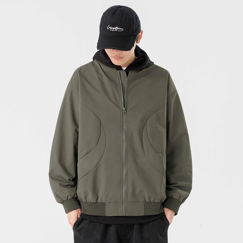 Мужская куртка с длинным рукавом, спортивная повседневная куртка, бейсбольная куртка, мужская куртка