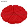Silicone Waffle Muffin Mold Cake Mold DIY Baking Tools 4 Squares Love Waffle Cakes
