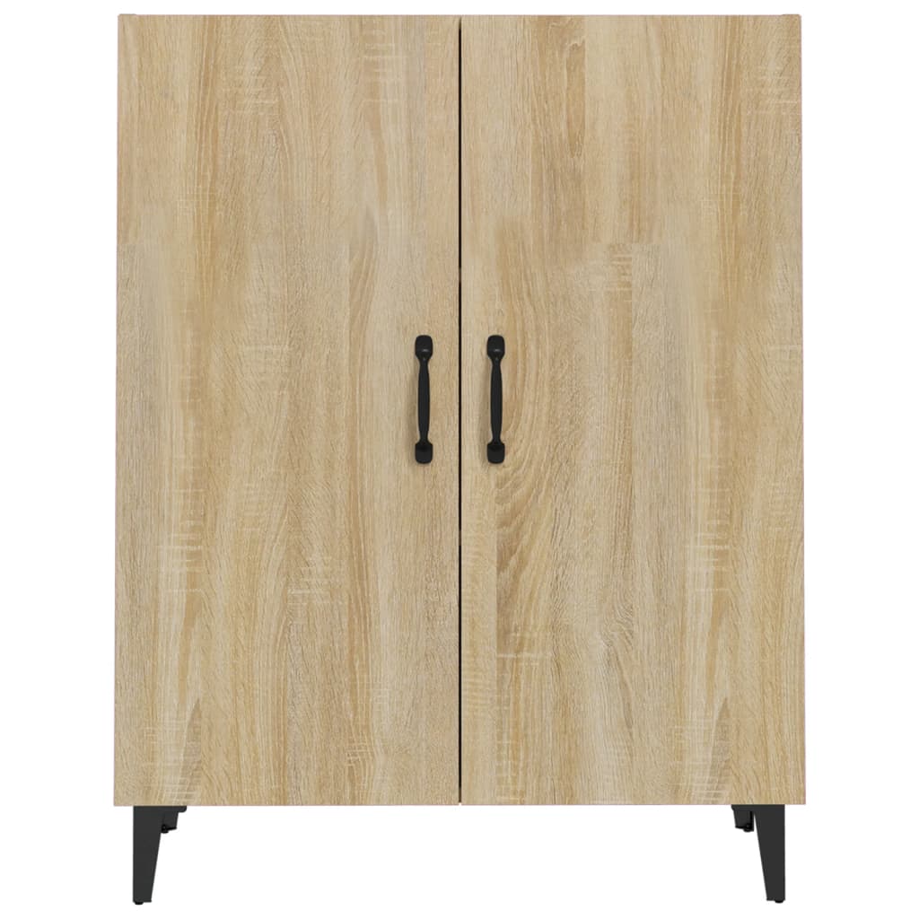 Vidaxl Szafka, Dąb Sonoma, 70X34X90 Cm, Materiał Drewnopochodny