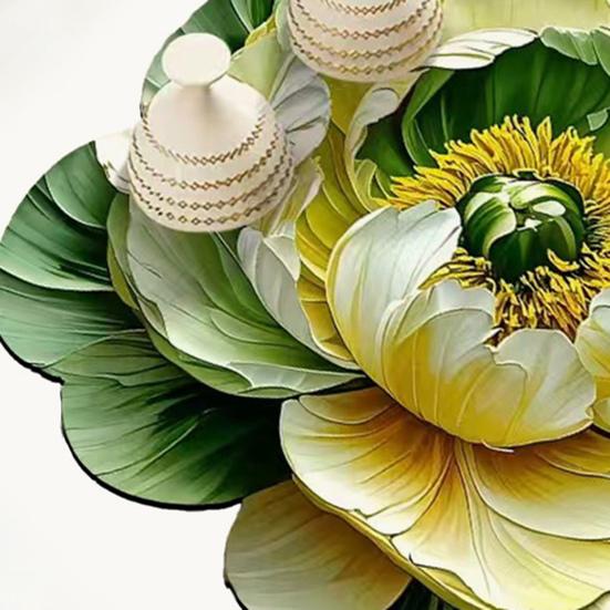 3D Цветок Диатомовая Грязь Мягкий Коврик Впитывающая Подкладка для Барной Стойки для Чашек Раковина для Кухни Быстросохнущий Поддон для Умывальника Декоративная Диатомитовая Подставка