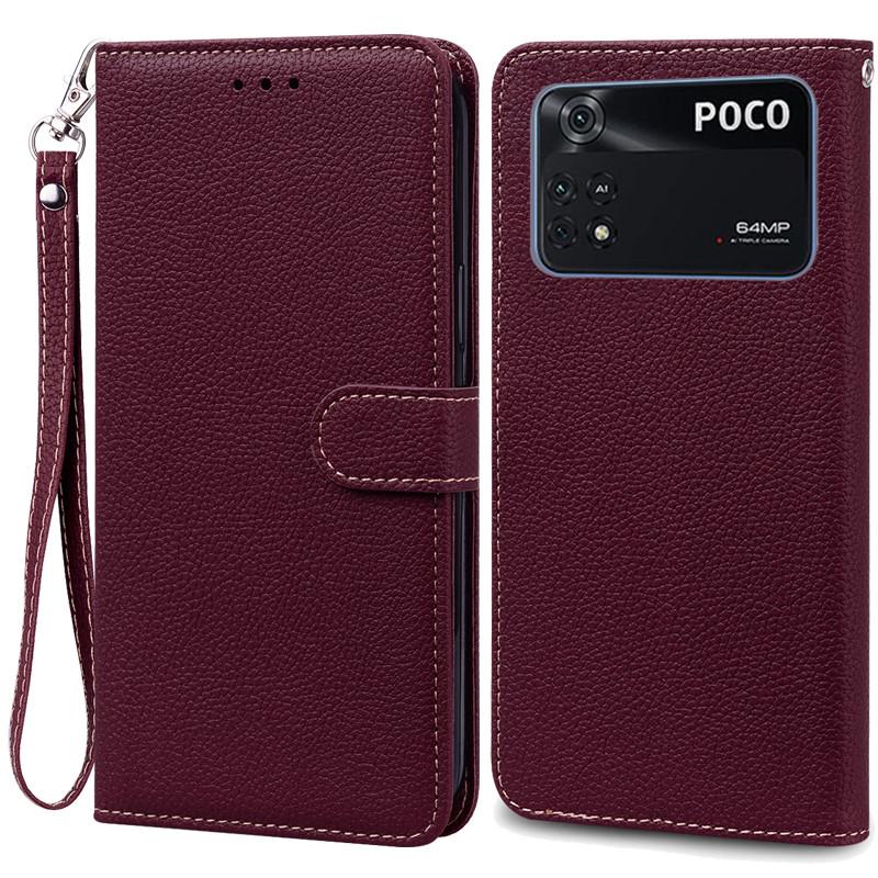 Чехол POCOM4 Poco M4 для POCO M4 Pro 4G, кожаный флип-чехол-кошелек для Xiaomi Mi POCO M4 Pro 5G, чехол для телефона Fundas Coque, мягкий TPU