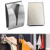 Stainless Kitchen Bathroom Holder Towel Steel Mount Rail Wall