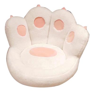 Подушка в виде кошачьей лапки в стиле INS, кавайная подушка на стул в виде кошачьей лапки, милые вещи, подушка для сиденья, удобная, для дивана, дома, пола