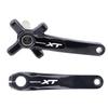 RACEWORK XT Hollowtech Mtb Шатуны для велосипедных шатунов Интегрированная свеча Pe 2 Короны Шатуны для горного велосипеда 104