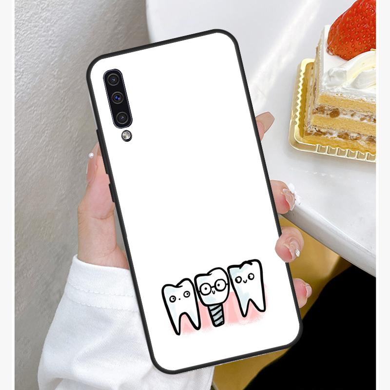 Чехол для стоматолога и медсестры для Samsung A12 A32 A42 A52 A72 A52S A03S A21S A11 A31 A51 A71 A10 A50 A70 с полным покрытием