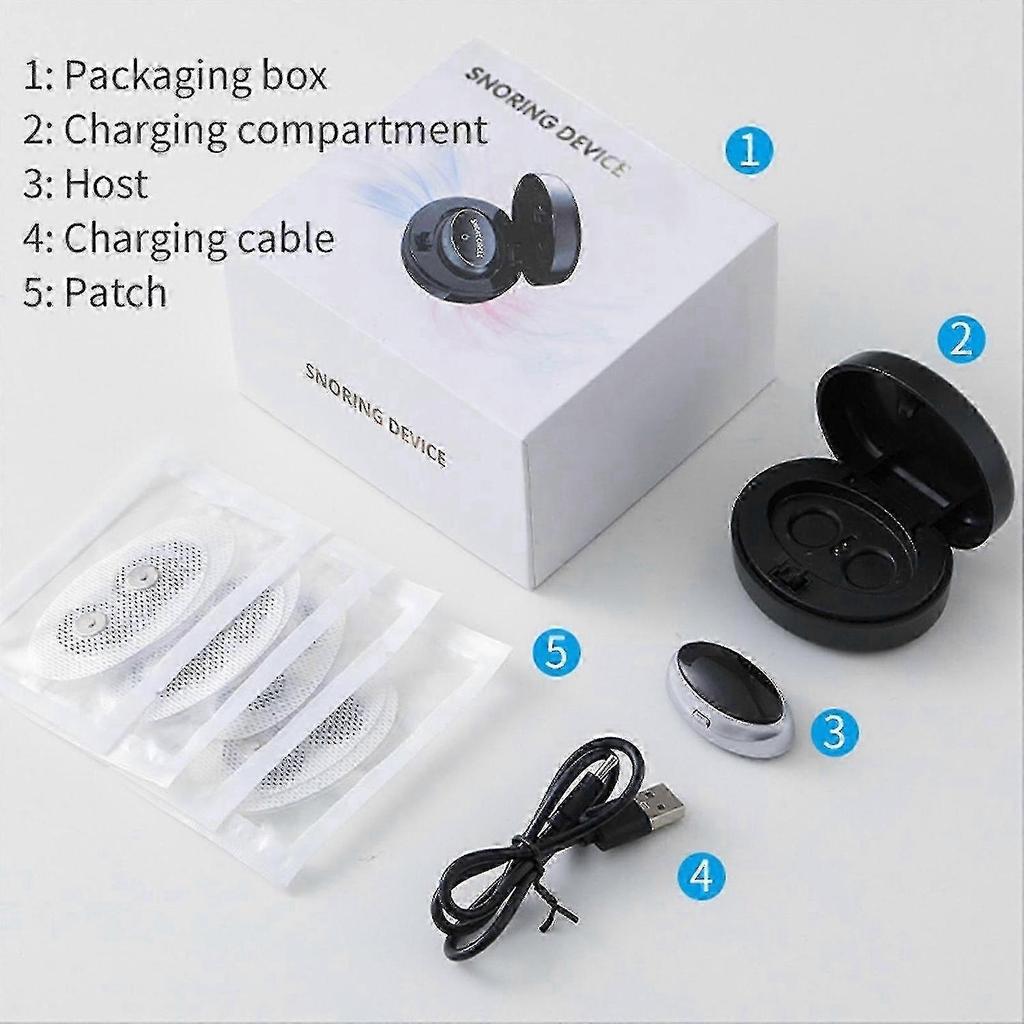 Smart Throat Massage Anti Snoring Device, Anti Snoring Solutions, Electric Snore Stopper Device With Smart Throat Pulse Massage
