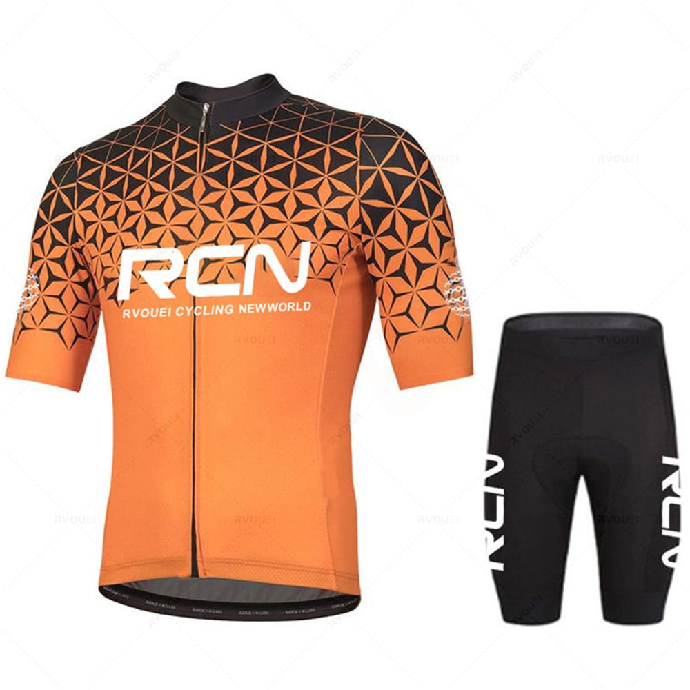 Новый летний велосипедный трикотаж Rcn Pro Team, мужской костюм для гоночного велосипеда, дышащая одежда для горного велосипеда, Mallot Ciclismo Hombre