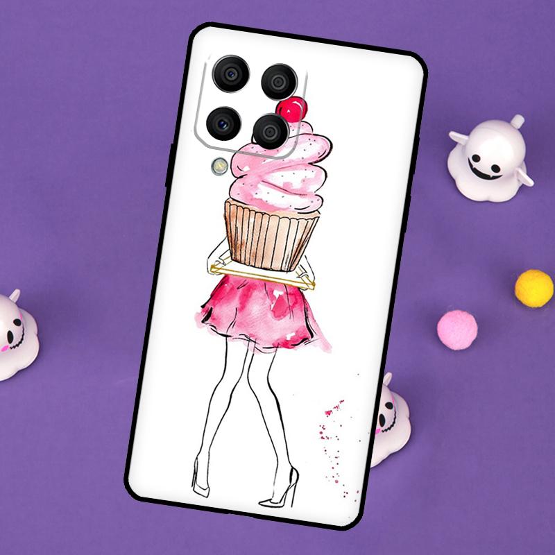 Чехол-обложка City Fashion Girl для Samsung Galaxy M55 M15 M33 M13 M23 M53 M31 M51 M14 M34 M54 M20 M30s M52 M32