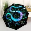 1pc Moon Snake Auto Open/Close Leisure Umbrella, Portable Folding Umbrella for Travel, Themed Events, It is suitable as a gift for various festivals,
