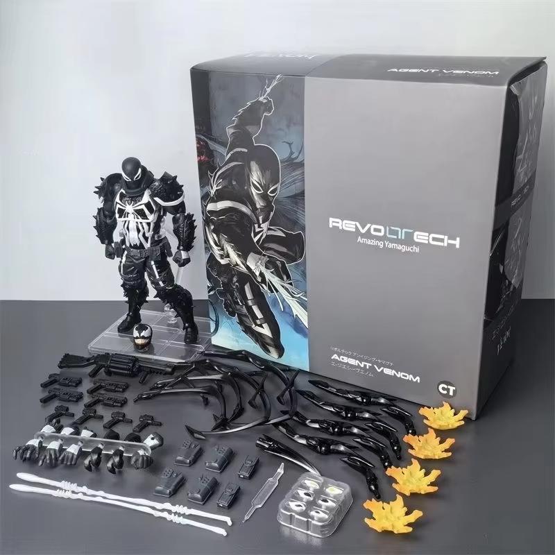 Ct Toys Фигурка Агента Венома Revoltech Amazing Yamaguchi Подвижная Коллекционная Фигурка Ko Model Декор Игрушки Подарок для Детей